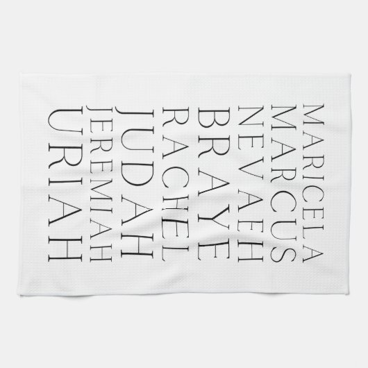 Serviette de cuisine personnalisée (Horizontal)