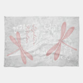 Serviette de cuisine personnalisée à la libellule  (Horizontal)