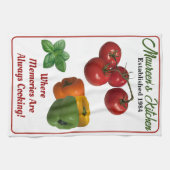 Serviette de cuisine personnalisée "Ajouter votre  (Horizontal)