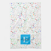 Serviette de cuisine personnalisée avec des points (Vertical)