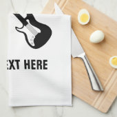 Serviette de cuisine personnalisée avec design gui (Quart Plié)