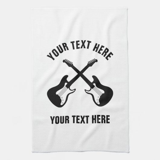 Serviette de cuisine personnalisée avec design gui (Vertical)