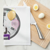 Serviette de cuisine personnalisée par chaton de (Quart Plié)