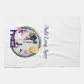 Serviette de cuisine personnalisée par chaton de (Horizontal)