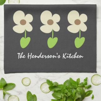 Serviette de cuisine personnalisée par marguerite