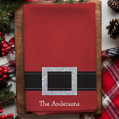 Serviette de cuisine personnalisée Père Noël Belt 