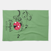 Serviette de cuisine personnalisée pour petite dam (Horizontal)