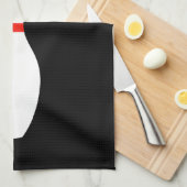 Serviette de cuisine personnalisée pour ventilateu (Quart Plié)