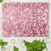 Serviette de cuisine personnalisée Rose Parties sc (Plié)