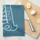 Serviette de cuisine personnalisée SMOOTH (Quart Plié)