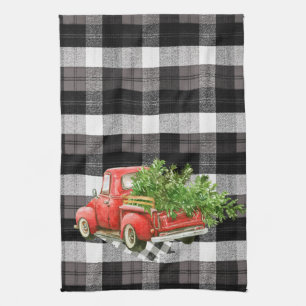 Serviette de cuisine personnalisée XMAS Camion Baf