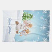 Serviette de cuisine Petits anges mignons et bonho (Horizontal)