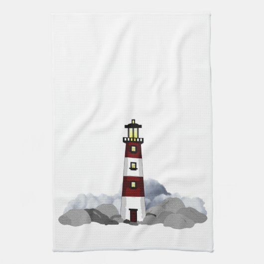 Serviette de cuisine phare (Vertical)