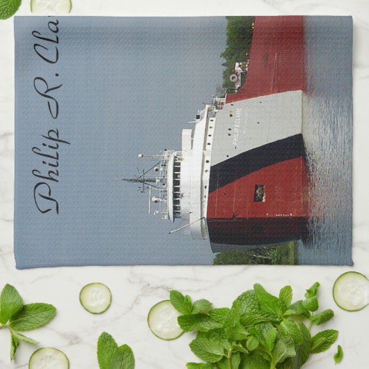 Serviette de cuisine Philip R. Clarke (Plié)