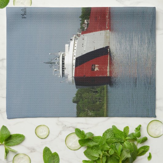 Serviette de cuisine Philip R. Clarke (Plié)