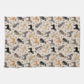 Serviette de cuisine Pitbull Paws and Bones (Horizontal)
