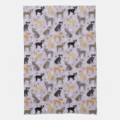 Serviette de cuisine Pitbull Paws and Bones (Vertical)