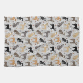 Serviette de cuisine Pitbull Paws and Bones (Horizontal)