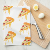 Serviette de cuisine Pizza (Quart Plié)