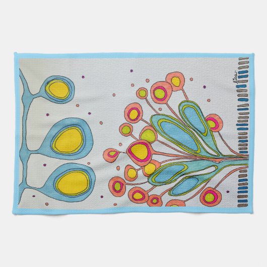 SERVIETTE DE CUISINE "PODS SOLEIL" (Horizontal)