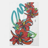 Serviette de cuisine Poinsettia (Vertical)
