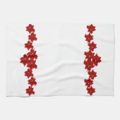 Serviette de cuisine Poinsettia Garland (Horizontal)