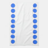 Serviette de cuisine - Points bleus (Vertical)