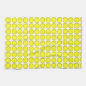Serviette de cuisine - Points Jaunes (Horizontal)