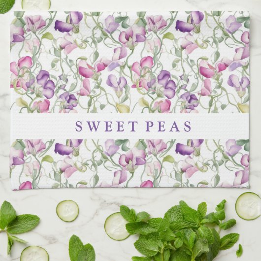 Serviette de cuisine Pois doux (Plié)