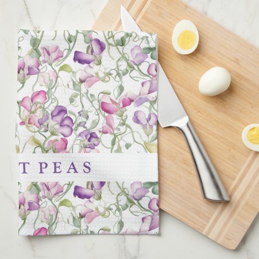 Serviette de cuisine Pois doux (Quart Plié)