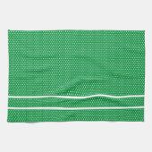 Serviette De Cuisine Pois Verte Et Blanche (Horizontal)