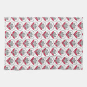 Serviette de cuisine polonaise d'amour (Horizontal)