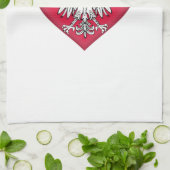 Serviette de cuisine polonaise d'amour (Plié)