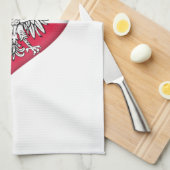 Serviette de cuisine polonaise d'amour (Quart Plié)