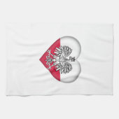 Serviette de cuisine polonaise d'amour (Horizontal)