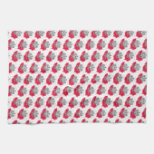 Serviette de cuisine polonaise de drapeau de carte (Horizontal)