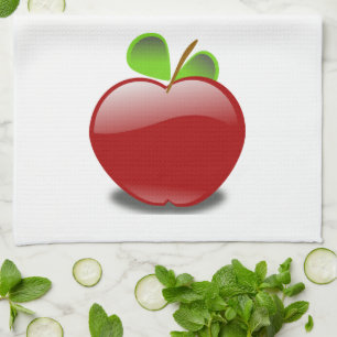 Serviette de cuisine Pomme Rouge