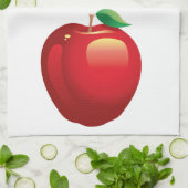 Serviette de cuisine Pomme Rouge (Plié)