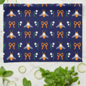 Serviette de cuisine pour abeille de printemps (Plié)