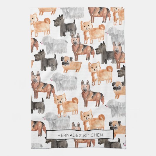 Serviette de cuisine pour animaux de compagnie pou (Vertical)