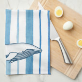 Serviette de cuisine pour baleine (Quart Plié)