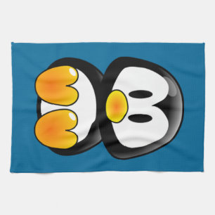 serviette de cuisine pour bébé pingouin