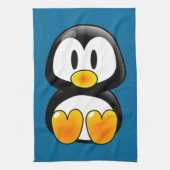 serviette de cuisine pour bébé pingouin (Vertical)