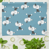 Serviette de cuisine pour caniche (Plié)