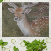 Serviette de cuisine pour cerfs (Plié)