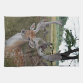 Serviette de cuisine pour cerfs (Horizontal)