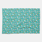 Serviette de cuisine pour chat (Turquoise) (Horizontal)