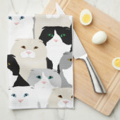 Serviette de cuisine pour chats et chiens (Quart Plié)