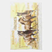 Serviette de cuisine pour chevaux Majestic (Vertical)