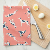 Serviette de cuisine pour chien (Quart Plié)